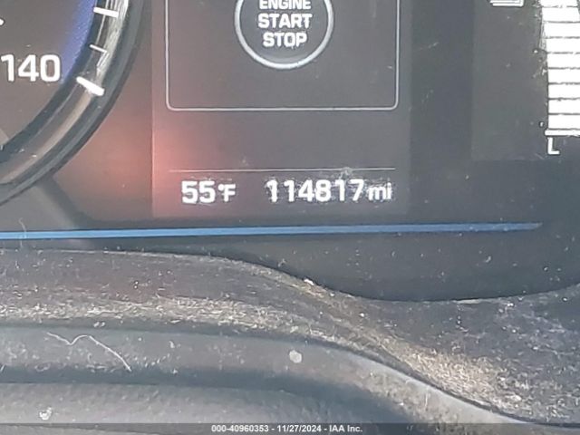 KMHC65LC6HU037312 Hyundai Ioniq Hybrid Blue