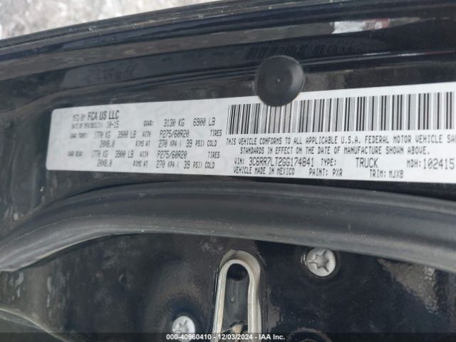 3C6RR7LT2GG174841 RAM 1500 Big Horn