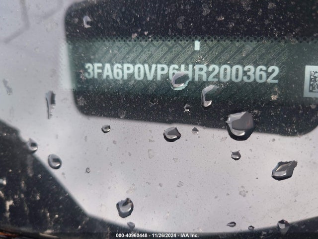 3FA6P0VP6HR200362 Ford Fusion Sport