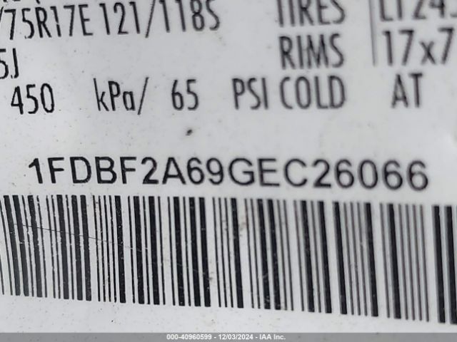 1FDBF2A69GEC26066 Ford F-250 Xl