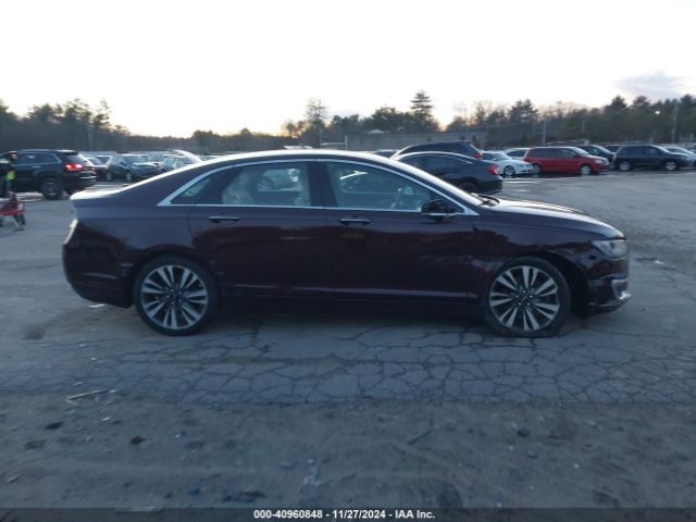 3LN6L5FCXHR654351 Lincoln Mkz Reserve