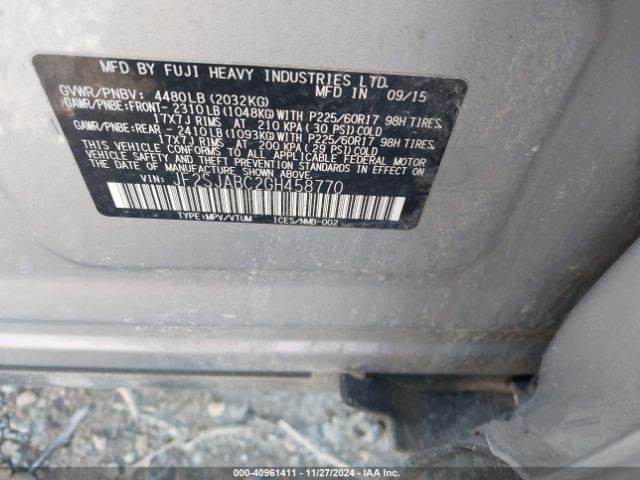 JF2SJABC2GH458770 Subaru Forester 2.5i