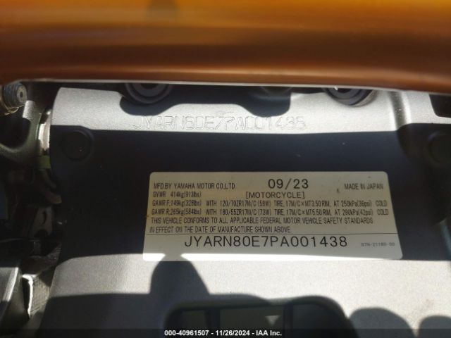 2023 YAMAHA MTM890 JYARN80E7PA001438 Photo 9