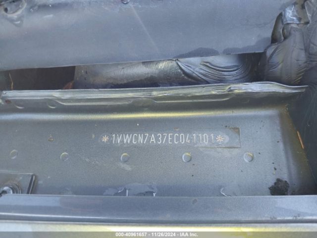 1VWCN7A37EC041101 Volkswagen Passat 2.0l Tdi Sel Premium