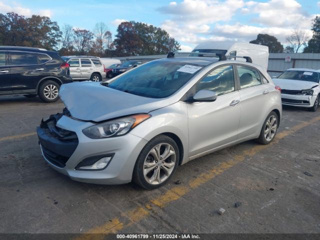 KMHD35LHXEU169123 Hyundai Elantra Gt Base W/blue