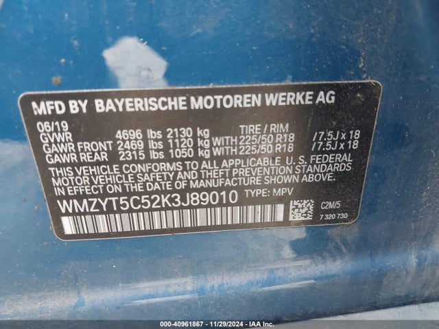 2019 MINI COUNTRYMAN WMZYT5C52K3J89010 Photo 8