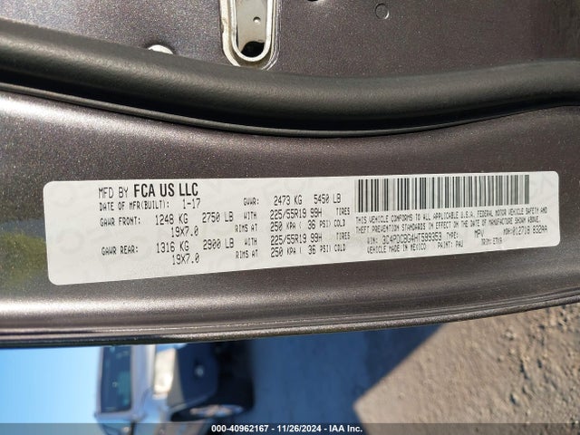 Dodge Journey Sxt 2017 3C4PDCBG4HT599353 Image 9