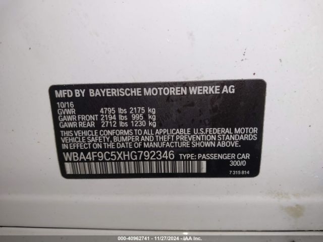 WBA4F9C5XHG792346 BMW 430i Gran Coupe Xdrive