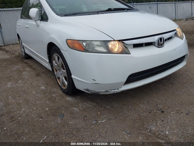 40962946 :رقم المزاد ، 2HGFA165X6H528019 vin ، 2006 Honda Civic Lx مزاد بيع