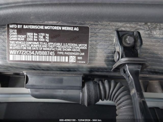 WBY7Z2C54JVB88745 BMW I3 94ah