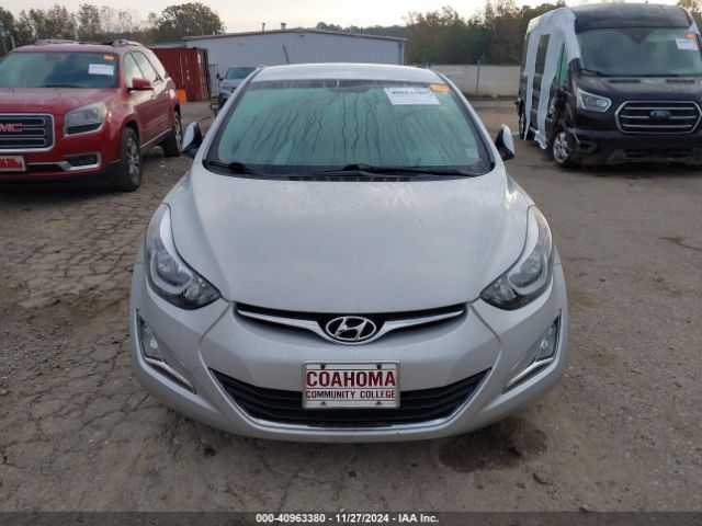 KMHDH4AEXFU436587 Hyundai ELANTRA SE