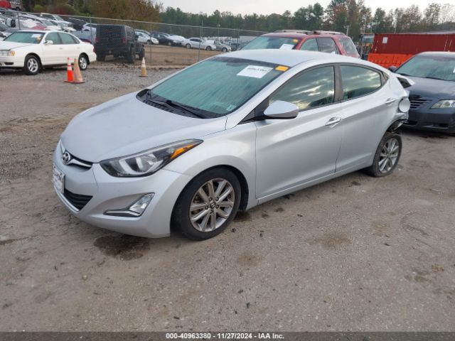 KMHDH4AEXFU436587 Hyundai ELANTRA SE