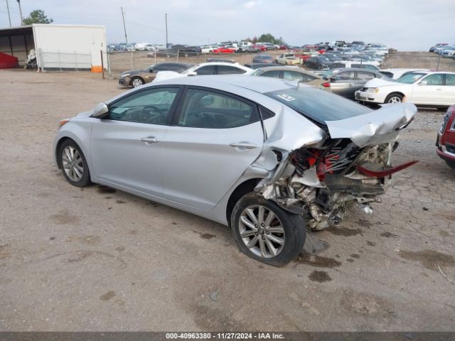 KMHDH4AEXFU436587 Hyundai ELANTRA SE