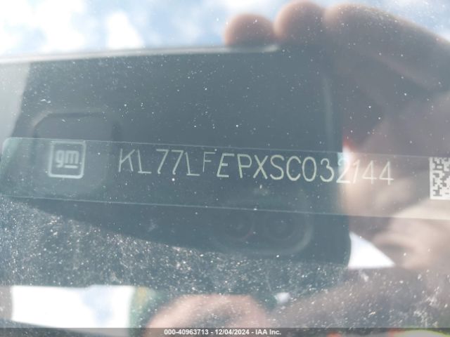 KL77LFEPXSC032144 Chevrolet Trax Fwd Ls