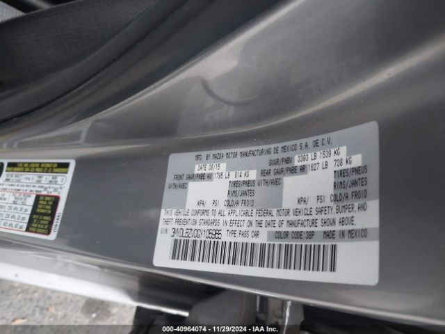 3MYDLBZV0GY105965 Scion IA