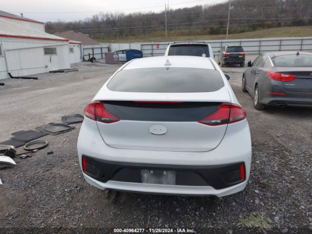 KMHC65LC0HU047737 Hyundai Ioniq Hybrid Blue