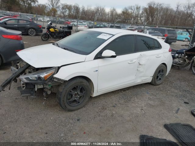 KMHC65LC0HU047737 Hyundai Ioniq Hybrid Blue