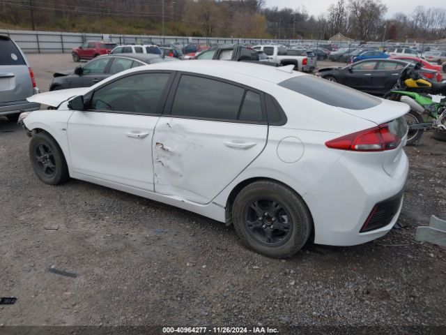 KMHC65LC0HU047737 Hyundai Ioniq Hybrid Blue