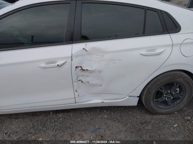 KMHC65LC0HU047737 Hyundai Ioniq Hybrid Blue