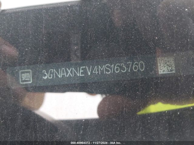 3GNAXNEV4MS163760 Chevrolet Equinox Fwd Premier
