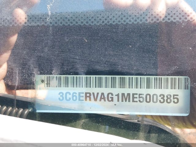 3C6ERVAG1ME500385 RAM Promaster 1500 Low Roof 136 Wb