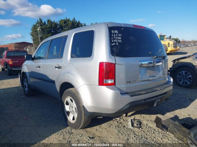 5FNYF3H22EB012703 Honda PILOT LX
