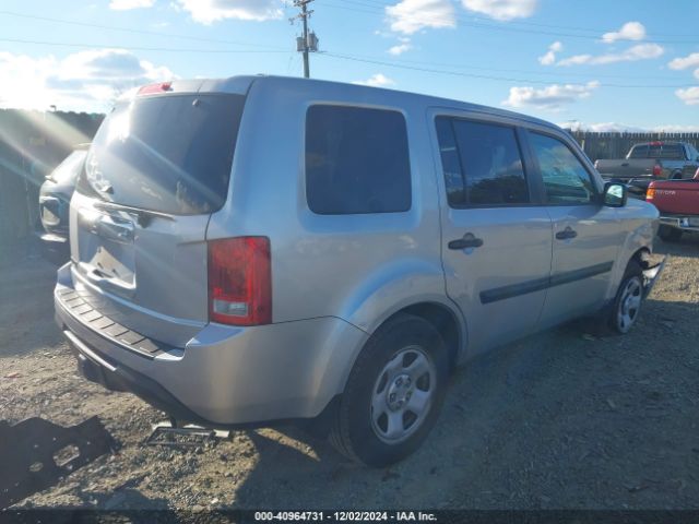 5FNYF3H22EB012703 Honda PILOT LX