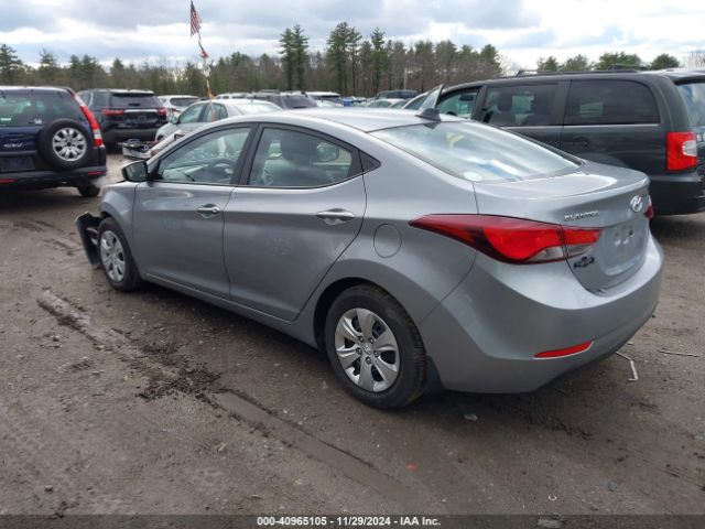 5NPDH4AE6GH680866 Hyundai ELANTRA SE