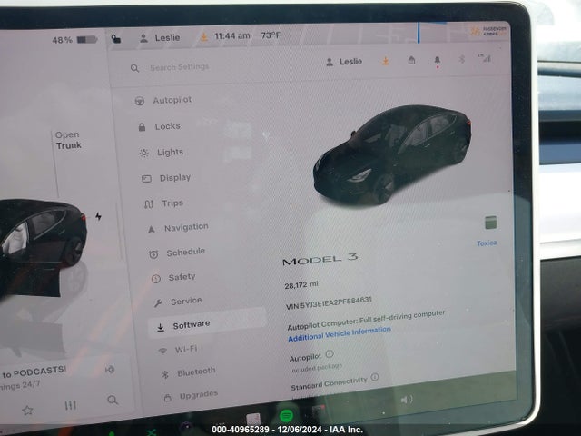 2023 TESLA MODEL 3 5YJ3E1EA2PF584631 Photo 6