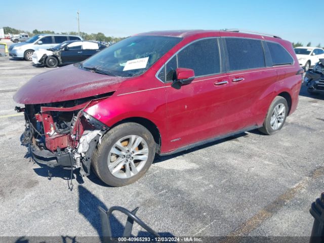 5TDZSKFCXMS036019 Toyota Sienna Limited