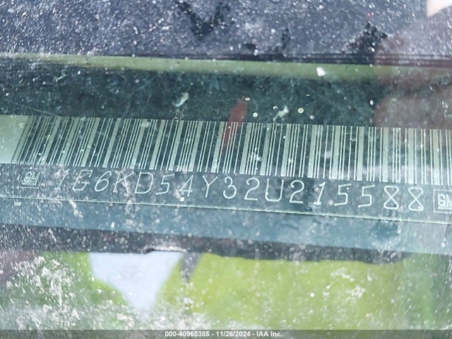2002 CADILLAC DEVILLE 1G6KD54Y32U215588 Photo 8