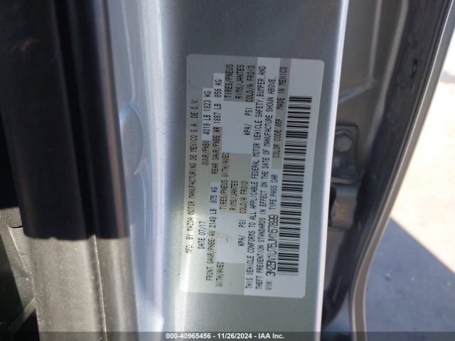 3MZBN1U76JM167899 Mazda Mazda3 Sport