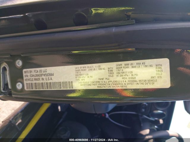 2023 JEEP WRANGLER 1C4HJXAG8PW563664 Photo 8