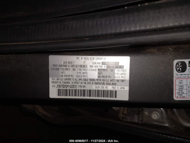 JM3KFBDM2M1420916 Mazda Cx-5 Grand Touring