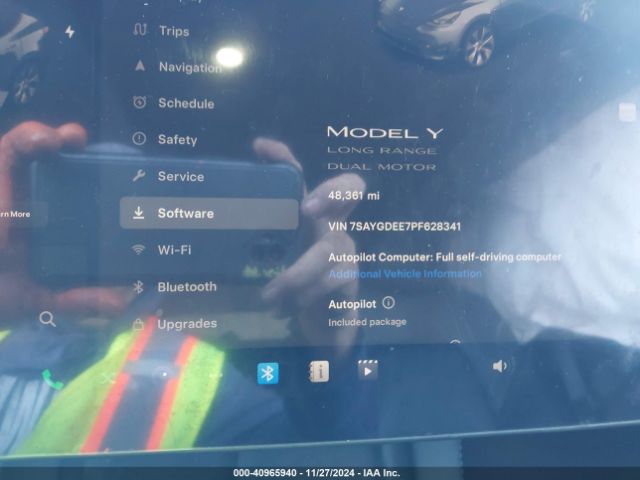 7SAYGDEE7PF628341 Tesla Model Y Awd/long Range Dual Motor All-wheel Drive