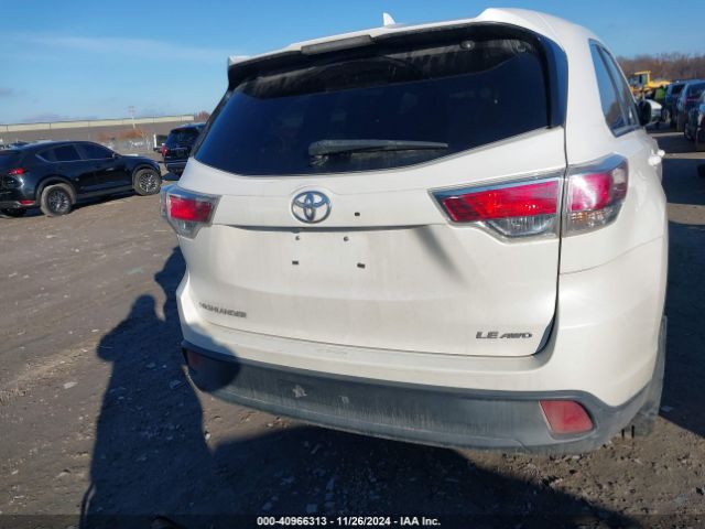 5TDBKRFH0GS259535 Toyota Highlander Le Plus V6