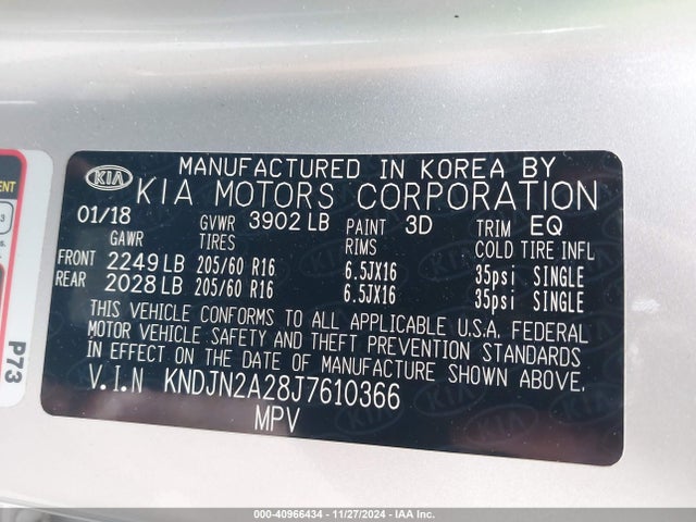 KNDJN2A28J7610366 KIA Soul