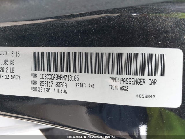 Chrysler 200 Limited 2015 1C3CCCABXFN713185 Image 9