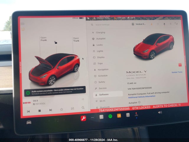 2022 TESLA MODEL Y 7SAYGDEE2NF555585 Photo 6