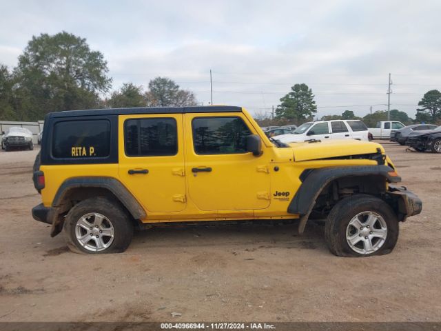 1C4HJXKN2MW732179 Jeep Wrangler Unlimited Sport Rhd 4x4