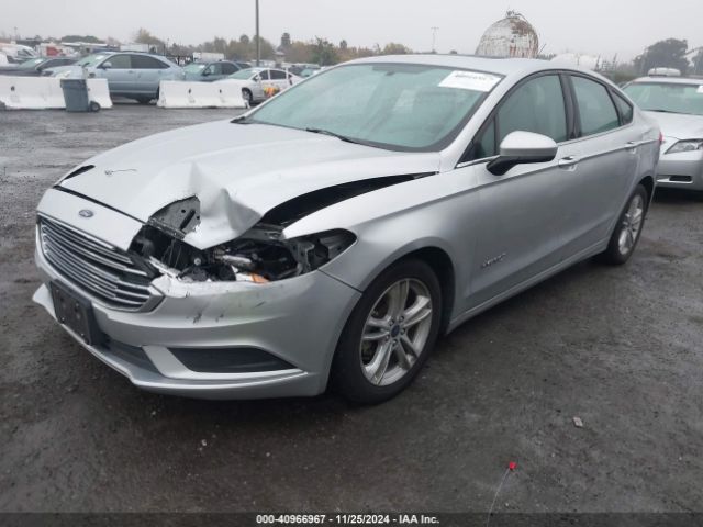 3FA6P0LU5JR128522 Ford Fusion Hybrid Se