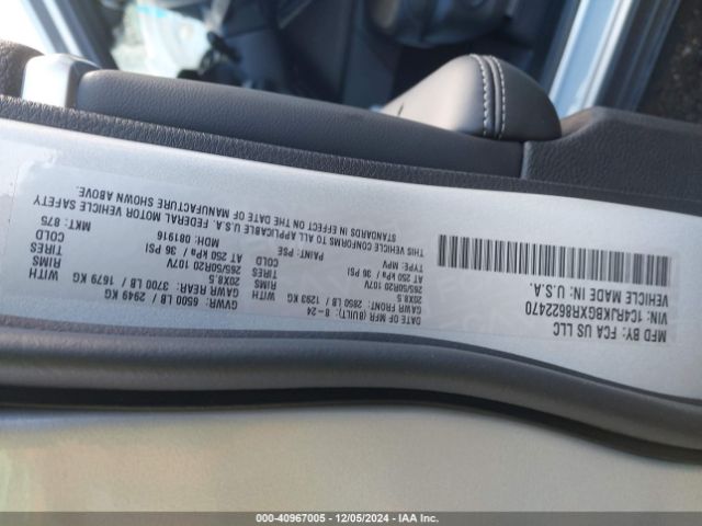 1C4RJKBGXR8622470 Jeep Grand Cherokee L Limited 4x4