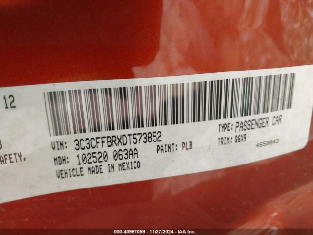2013 FIAT 500 3C3CFFBRXDT573852 Photo 8
