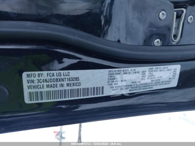 3C4NJDDBXNT163285 Jeep Compass Trailhawk 4x4