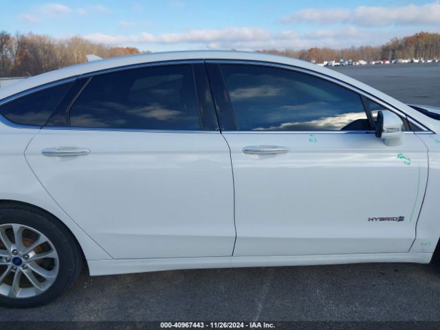 3FA6P0MU3KR181719 Ford Fusion Hybrid Sel