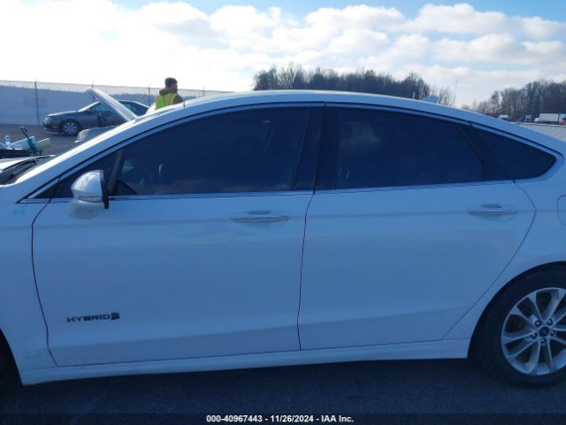 3FA6P0MU3KR181719 Ford Fusion Hybrid Sel