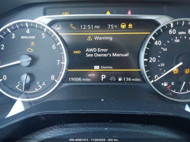 5N1DR3BC2RC255319 Nissan Pathfinder Sv 4wd