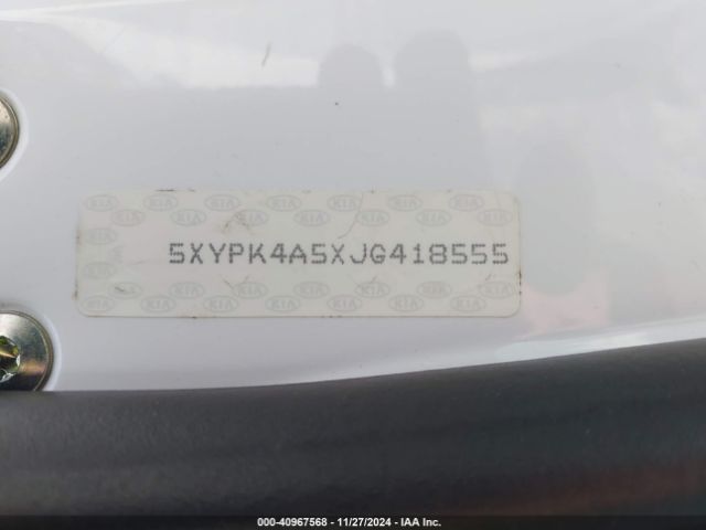 5XYPK4A5XJG418555 KIA Sorento 3.3l Sx