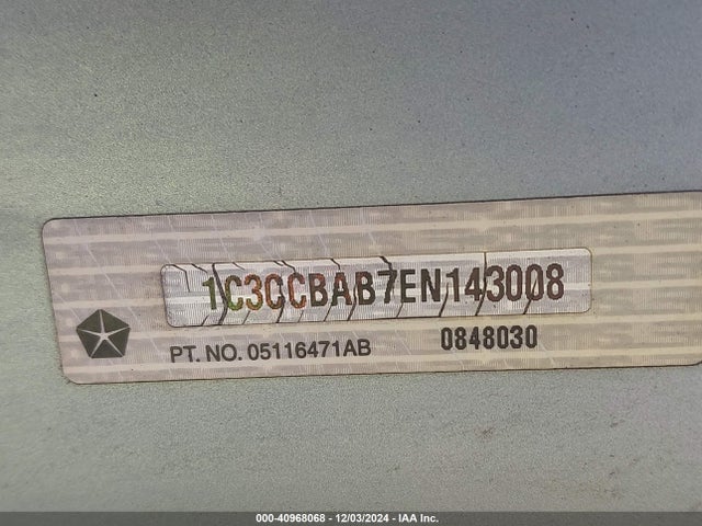 Chrysler 200 LX 2014 1C3CCBAB7EN143008 Image 9