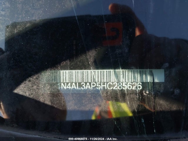 Nissan Altima 2.5 Sl 2017 1N4AL3AP5HC285626 Image 9